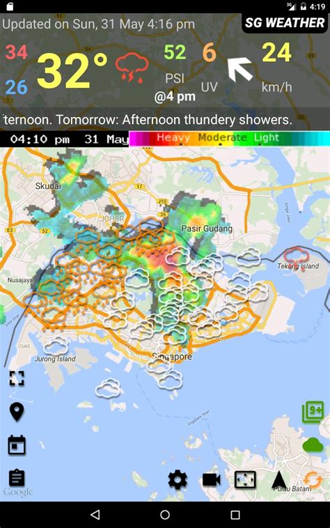 weather forecast singapore next 7 days